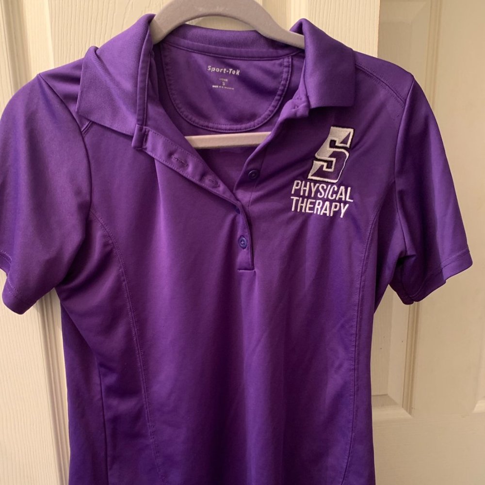 Scranton Physical Therapy Polo - Purple, Women's S